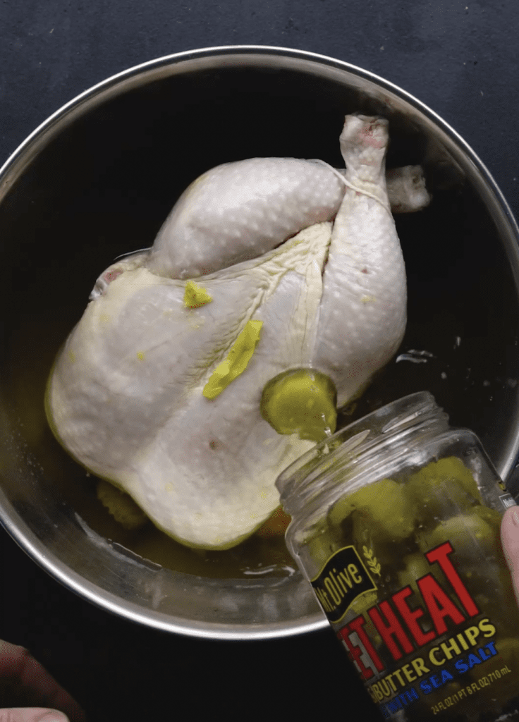 Chicken in pickle juice recipe