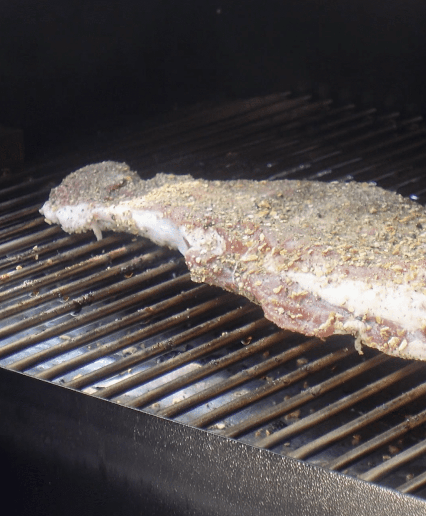 Ribs on Smoker